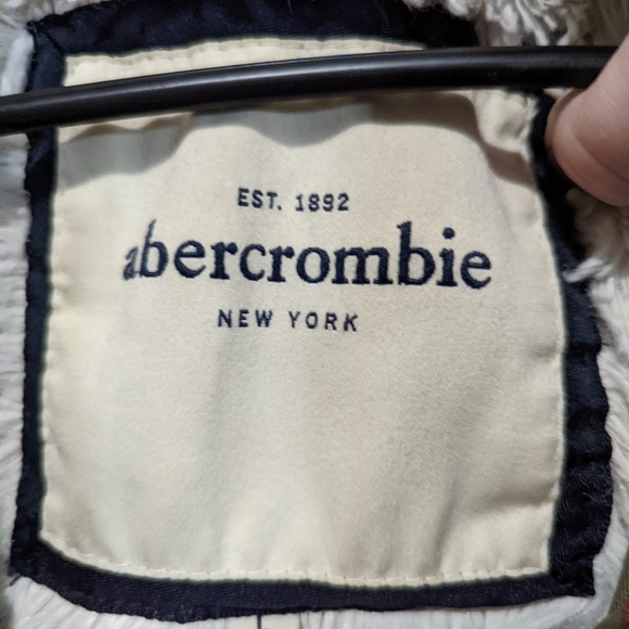 Abercrombie Army Green Coat - Picture 4 of 5